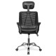 Кресло оператора College CLG-422 MXH-A Black сетка/полиэстер черный