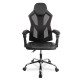 Кресло игровое College CLG-802 LXH Black сетка/экокожа черный