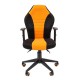 Кресло геймерское Chairman GAME 8 ткань черный/оранжевый