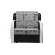 Кресло-кровать Столлайн Ремикс 1 (03) белый/черный