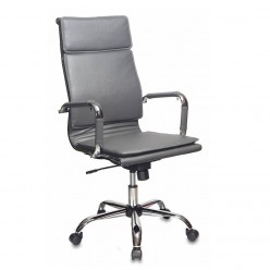 Кресло руководителя Бюрократ CH-993/grey экокожа серый