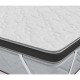 Наматрасник односпальный Столлайн Соник - мемори 80x200x6 белый/серый