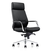 Кресло руководителя EasyChair 570 МL кожа черный