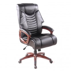 Кресло руководителя EasyChair 636 TR рециклированная кожа черный