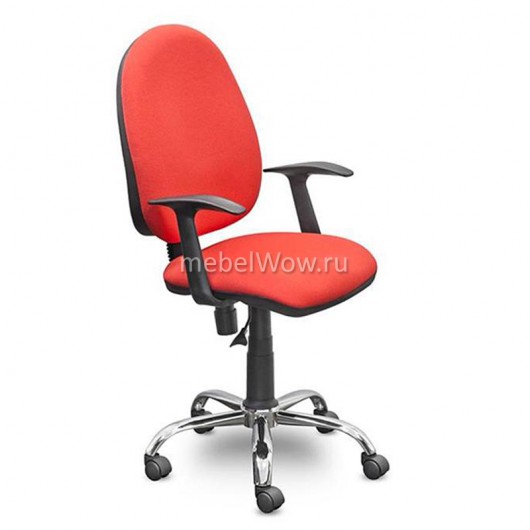 Кресло оператора EasyChair 223 PC ткань красный