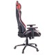 Кресло игровое Everprof Lotus S11 экокожа черный/красный