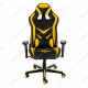 Кресло компьютерное Woodville Racer экокожа черный/желтый