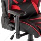 Кресло компьютерное Woodville Racer экокожа черный/красный