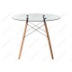 Стол обеденный Woodville Eames PT-151 80 коричневый