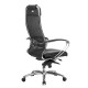 Кресло руководителя Метта SAMURAI SL-1.04 Черный Плюс сетка/кожа черный