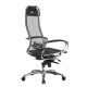 Кресло руководителя Метта SAMURAI S-1.04 сетка/экокожа черный