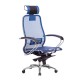 Кресло руководителя Метта SAMURAI S-2.04 сетка/экокожа синий
