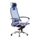 Кресло руководителя Метта SAMURAI S-2.04 сетка/экокожа синий
