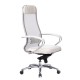 Кресло руководителя Метта SAMURAI SL-1.04 Белый лебедь сетка/кожа белый