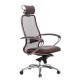 Кресло руководителя Метта SAMURAI SL-2.04 сетка/кожа темно-коричневый