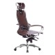Кресло руководителя Метта SAMURAI K-2.04 кожа темно-бордовый