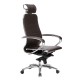 Кресло руководителя Метта SAMURAI K-2.04 кожа темно-коричневый