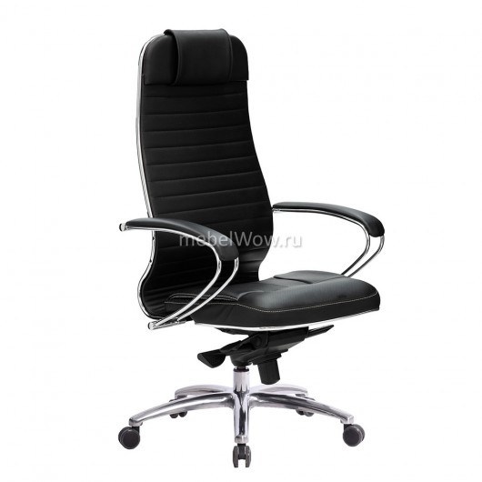Кресло руководителя Метта SAMURAI KL-1.04 кожа черный