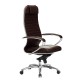 Кресло руководителя Метта SAMURAI KL-1.04 кожа темно-коричневый
