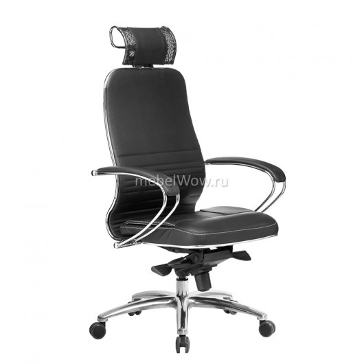 Кресло руководителя Метта SAMURAI KL-2.04 кожа черный