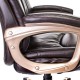 Кресло руководителя Бюрократ T-9914/BROWN рециклированная кожа коричневый