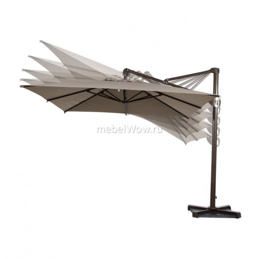 Зонт для кафе Afina AFM-3x3 бежевый