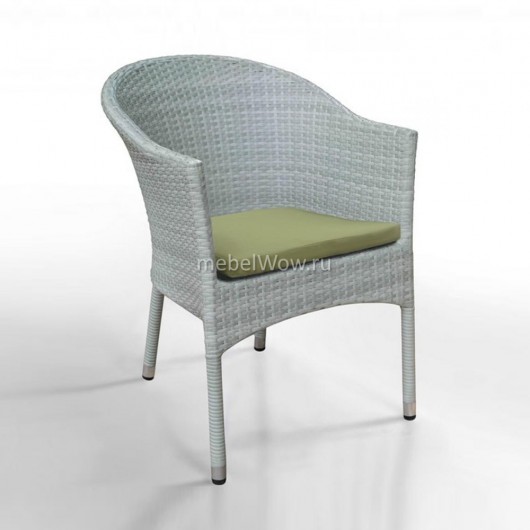 Кресло Afina WS2907W белый/зеленый