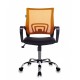 Кресло оператора Бюрократ CH-695N/SL/OR/BLACK сетка/ткань оранжевый/черный