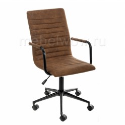 Кресло компьютерное Woodville Midl arm ткань коричневый