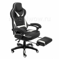 Кресло компьютерное Woodville Stimul экокожа черный/белый