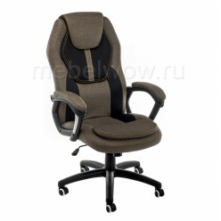 Кресло компьютерное Woodville Torino экокожа черный/коричневый
