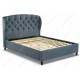 Кровать двуспальная Woodville Hadson 160х200 синий