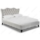 Кровать двуспальная Woodville Madlen 160х200 серый