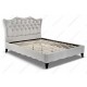 Кровать двуспальная Woodville Madlen 160х200 серый