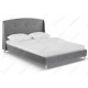 Кровать двуспальная Woodville Morena 160х200 темно-серый