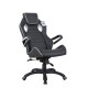 Кресло игровое Brabix Techno Pro GM-003 экокожа черный/белый