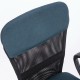 Кресло оператора Brabix Jet MG-315 ткань/сетка черный/синий