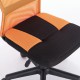 Кресло оператора Brabix Smart MG-313 ткань/сетка черный/оранжевый