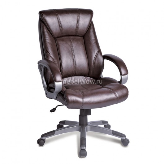 Кресло руководителя Brabix Maestro EX-506 экокожа коричневый
