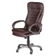 Кресло руководителя Brabix Omega EX-589 экокожа коричневый
