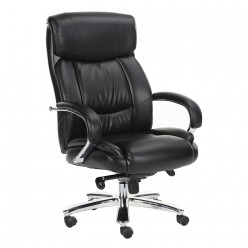 Кресло руководителя Brabix PREMIUM Direct EX-580 рециклированная кожа/экокожа черный
