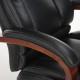 Кресло руководителя Brabix PREMIUM Infinity EX-707 кожа черный