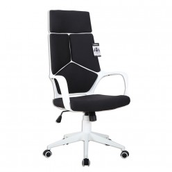 Кресло руководителя Brabix PREMIUM Prime EX-515 ткань черный/белый