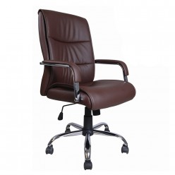 Кресло руководителя Brabix Space EX-508 экокожа коричневый