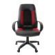 Кресло руководителя Brabix Strike EX-525 экокожа/ткань TW черный/красный