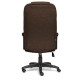 Кресло руководителя TetChair BERGAMO ткань коричневый