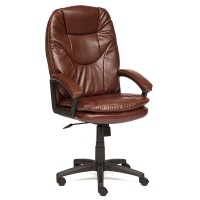 Кресло руководителя TetChair COMFORT LT экокожа коричневый