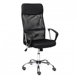 Кресло руководителя TetChair PRACTIC сетка/экокожа/ткань черный