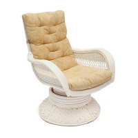 Кресло-качалка TetChair ANDREA Relax Medium белый/кремовый