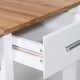 Стол кухонный с табуретом TetChair mod. JWPE-120807 белый/натуральный